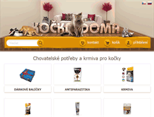 Tablet Screenshot of kocka.zviratadoma.cz